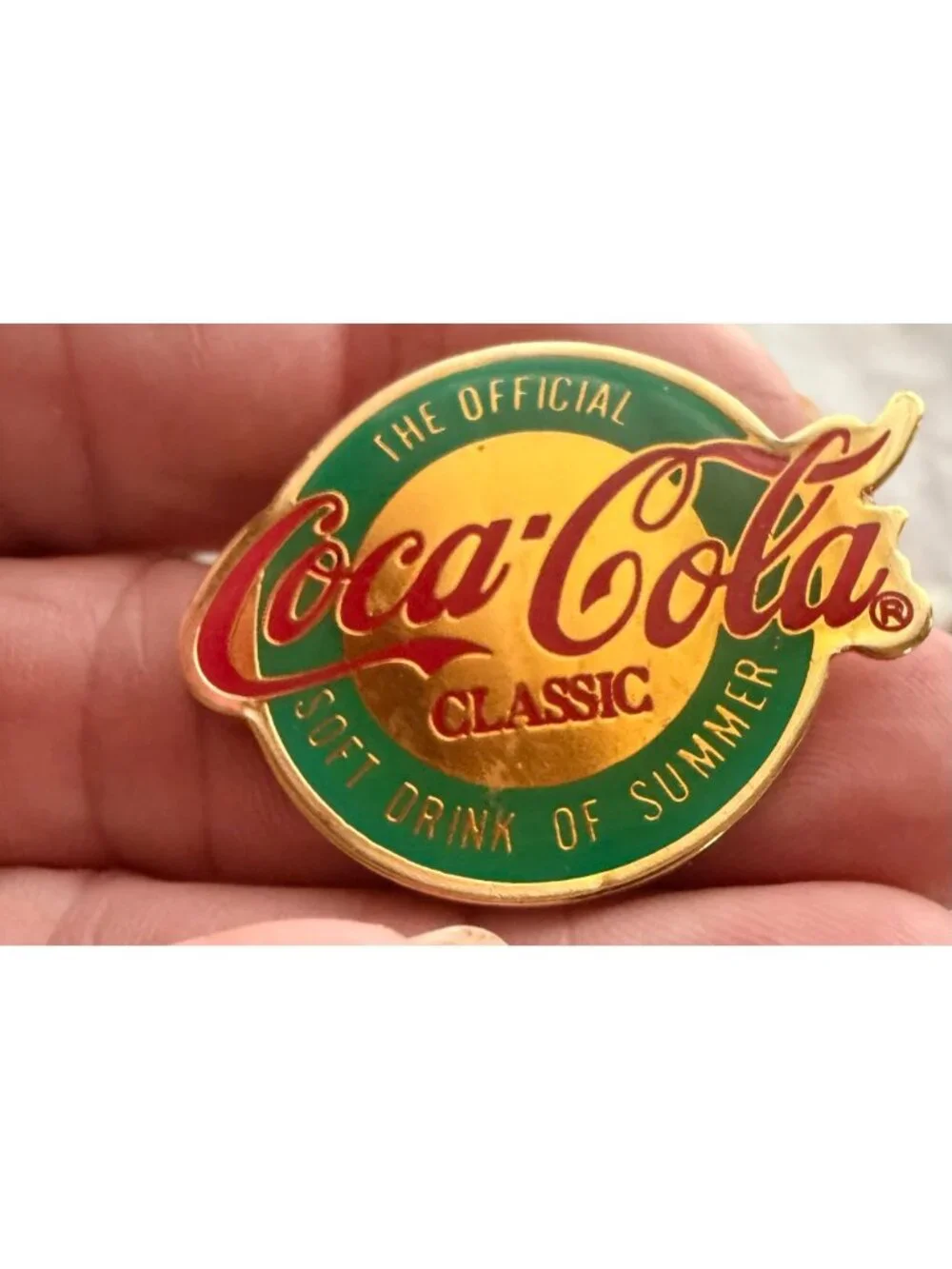 Coca-Cola Classic Metal Lapel Pins 